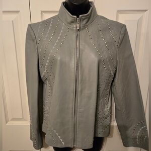 Pamela McCoy Leather Jacket Size M